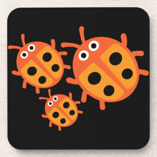 Cute Kids ladybird Family Coaster