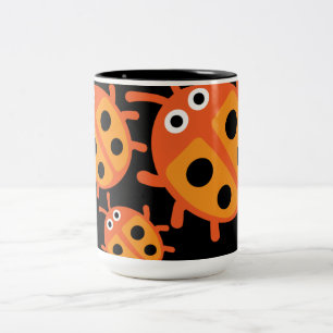 Cute Kids ladybird Family Mug