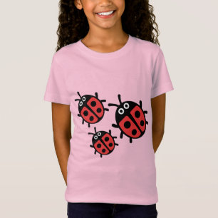 Cute Kids ladybird Family T-Shirt