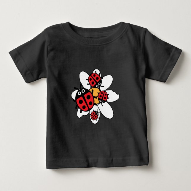 Cute Kids ladybird Family   T-Shirt (Front)