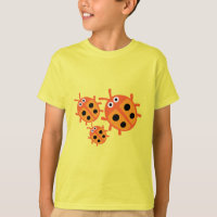 Cute Kids ladybird Family T-Shirt