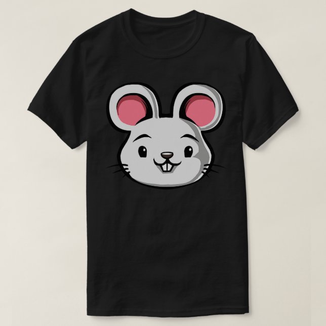 Cute Kids Mouse T-Shirt (Design Front)