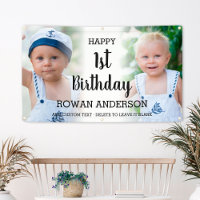 Cute Kids Photo Collage Any Age Birthday Party
