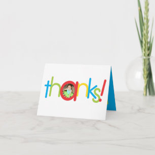 Cute Kids Photo Thank You Card