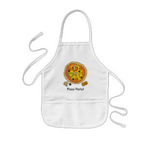 Cute Kids Pizza Party Chef Apron