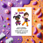 Cute Kids Slime Party Birthday Photo Invitation<br><div class="desc">Get ready for a gooey, messy, and fun-filled celebration with this slime-themed birthday party invitation! Featuring playful characters, vibrant slime splashes, and a bold orange slime pattern on the back, this design is perfect for kids who love creativity and hands-on fun. Fully customisable with your party details and favourite photo,...</div>