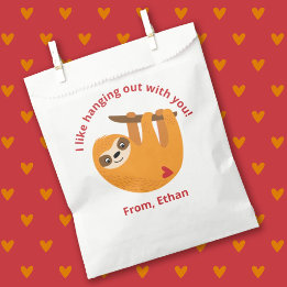 Cute Kids Valentine School Classroom Favour Bags