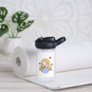 Cute Kids Water Bottle – Jelly Theme   Cartoon Fun