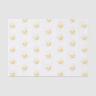 Cute Kids Yellow Sunshine 10lb Tissue Paper, White Paper