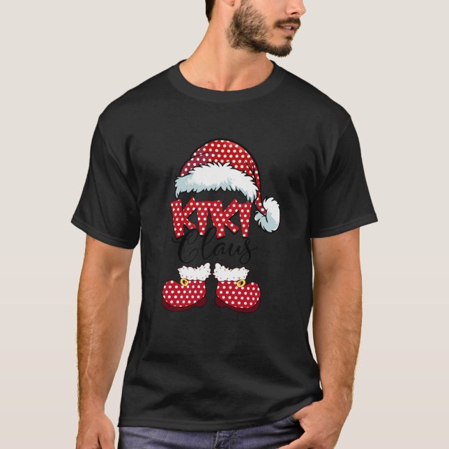 Cute Kiki Claus New Christmas Santa Claus Sweatshi T-Shirt (Front)