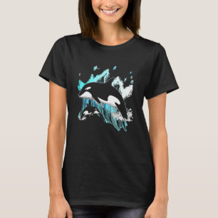 Cute Killer Whale Ocean Idea Matching Orca Whale T-Shirt