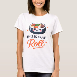 Cute Kimbap Korean Food Lover Rice Roll  T-Shirt