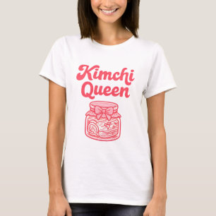 Cute Kimchi Funny Korean Food Pink Jar T-Shirt