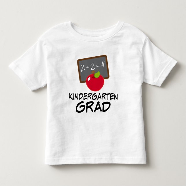 Cute Kindergarten Graduation T-Shirt (Front)