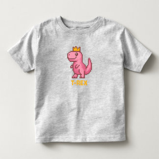 Cute King Dinosaur - Trex Toddler T-Shirt
