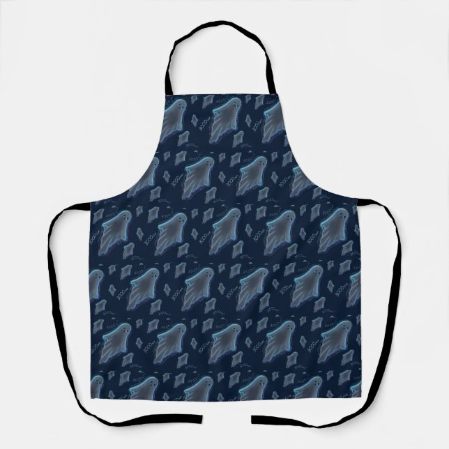 Cute KiniArt Ghost Apron (Front)