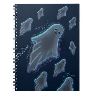 Cute KiniArt Ghost Notebook