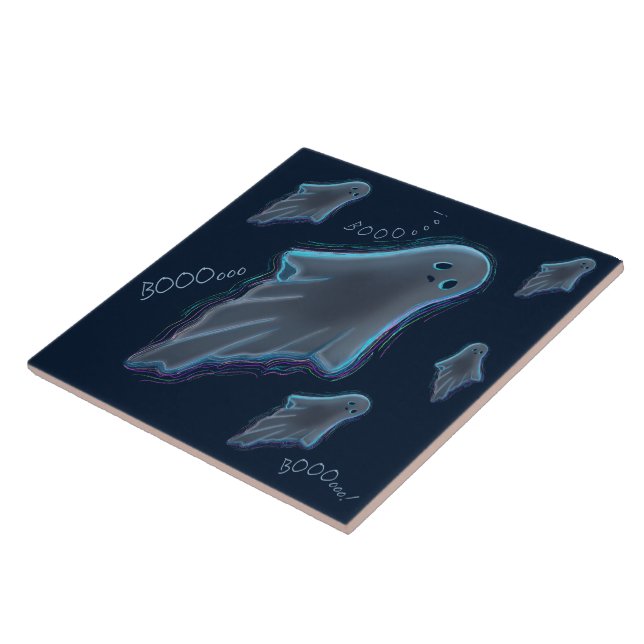 Cute KiniArt Ghost Tile (Side)