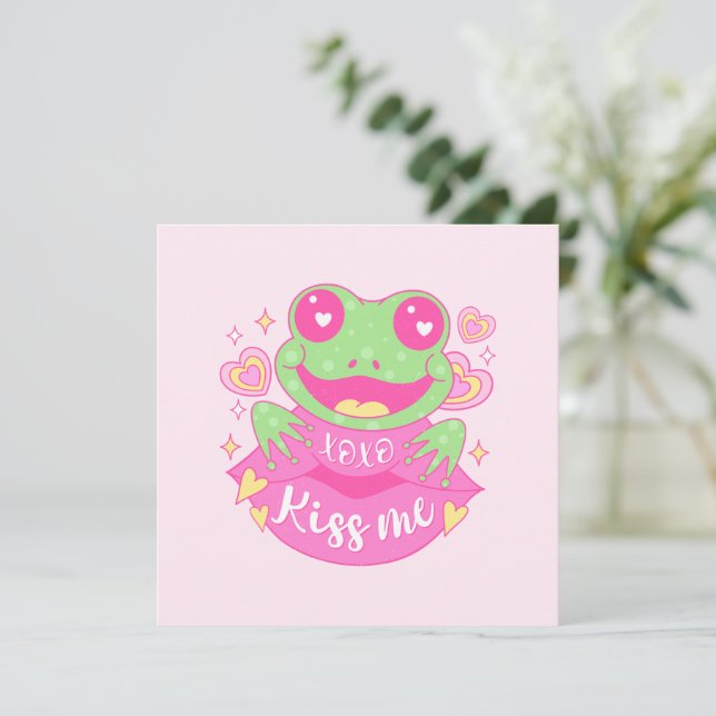 Cute Kiss Me Frog - Xoxo (Standing Front)
