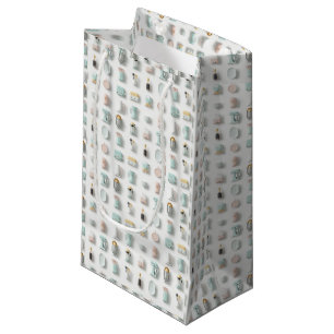 Cute kitchen gadget icons pattern small gift bag