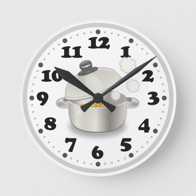 Cute Kitchen Round Clock (Front)