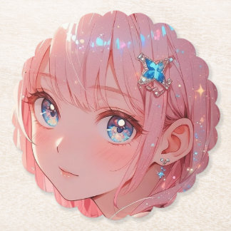 Cute kitchenware paper coaster