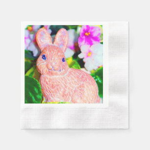 Cute Kitschy Bunny Rabbit Napkin