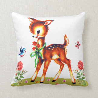 Cute Kitschy Deer Cushion