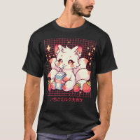 Cute Kitsune Japanese Anime Fox Kawaii Strawberry