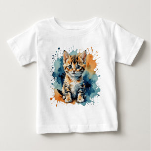  Cute kitten Baby T-Shirt