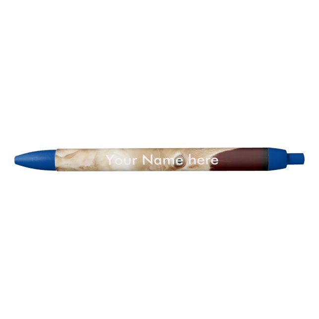 Cute kitten blue ink pen (Front)