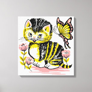 Cute Kitten Canvas Print