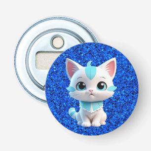Cute Kitten Cartoon 3D Design-38063 Bottle Opener