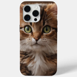 Cute Kitten iPhone 15 Pro Max Case