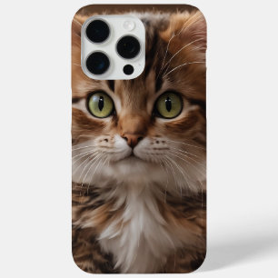 Cute Kitten iPhone 15 Pro Max Case