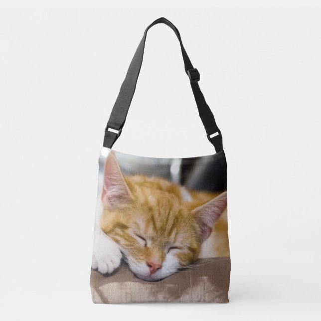 Cute Kitten Crossbody Bag (Front)