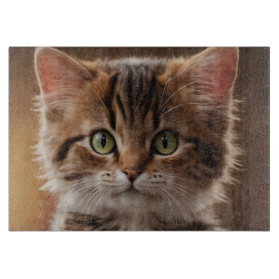 Cute Kitten Cutting Board