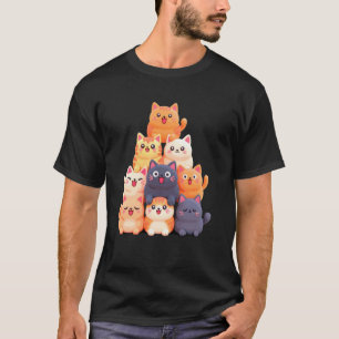 Cute Kitten Funny Kitty Romantic Tee Cats Lover Ka