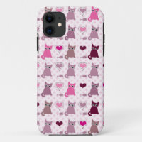 Cute kitten girls pattern