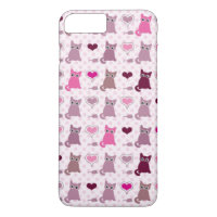 Cute kitten girls pattern
