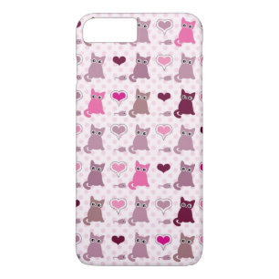 Cute kitten girls pattern Case-Mate iPhone case