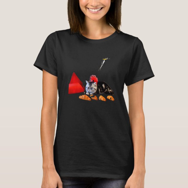 Cute kitten humourous cat meme T-Shirt (Front)