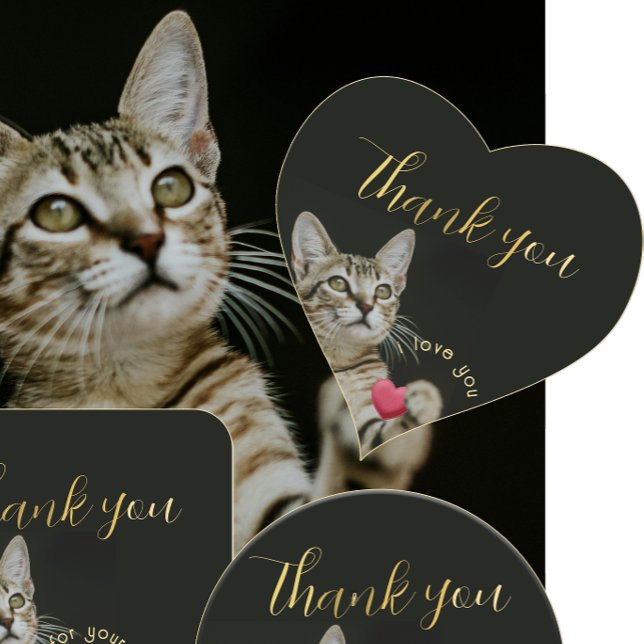 Cute Kitten I love you with Heart  Sticker (Creator Uploaded)