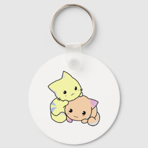 Cute Kitten Keychain