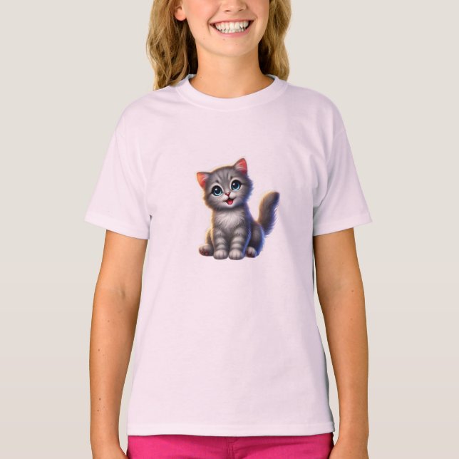 Cute Kitten Kits  T-Shirt (Front)