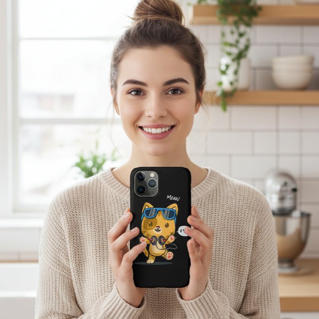 Cute Kitten Kitty Cat funny  Pet Animal Case-Mate iPhone Case (Creator Uploaded)