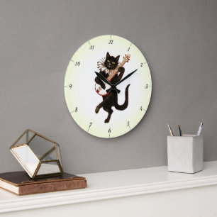 CUTE KITTEN LOVE PET CAT LARGE CLOCK