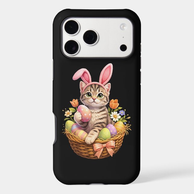 Cute Kitten Lovers Happy Easter Cat (Back)