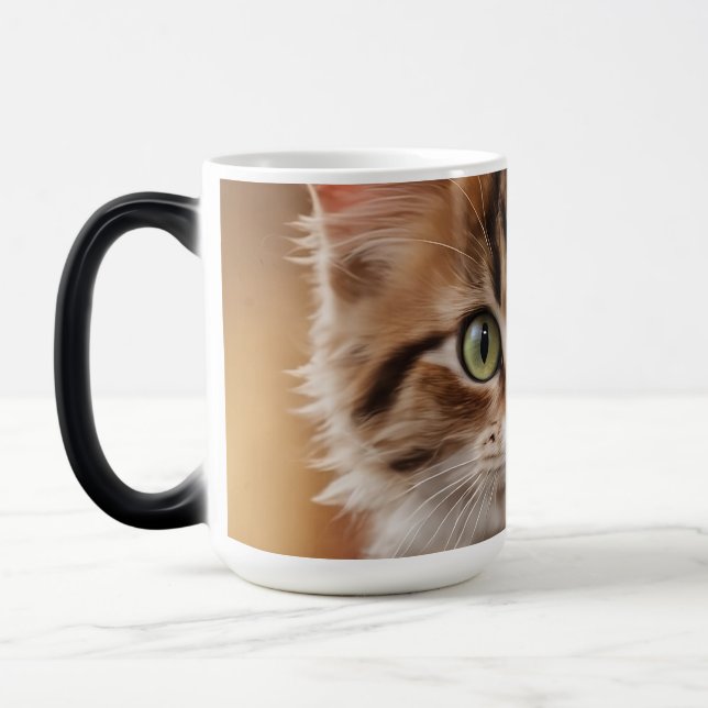 Cute Kitten  Magic Mug (Left)