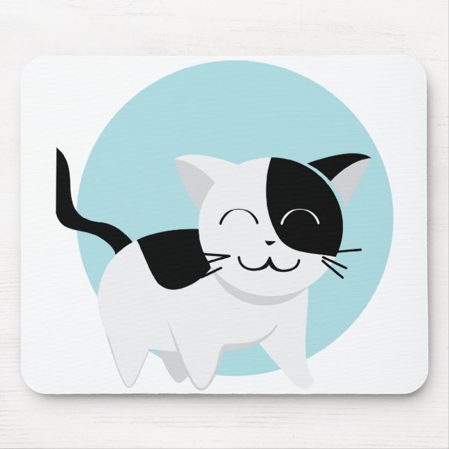 Cute Kitten Mouse Pad (Front)